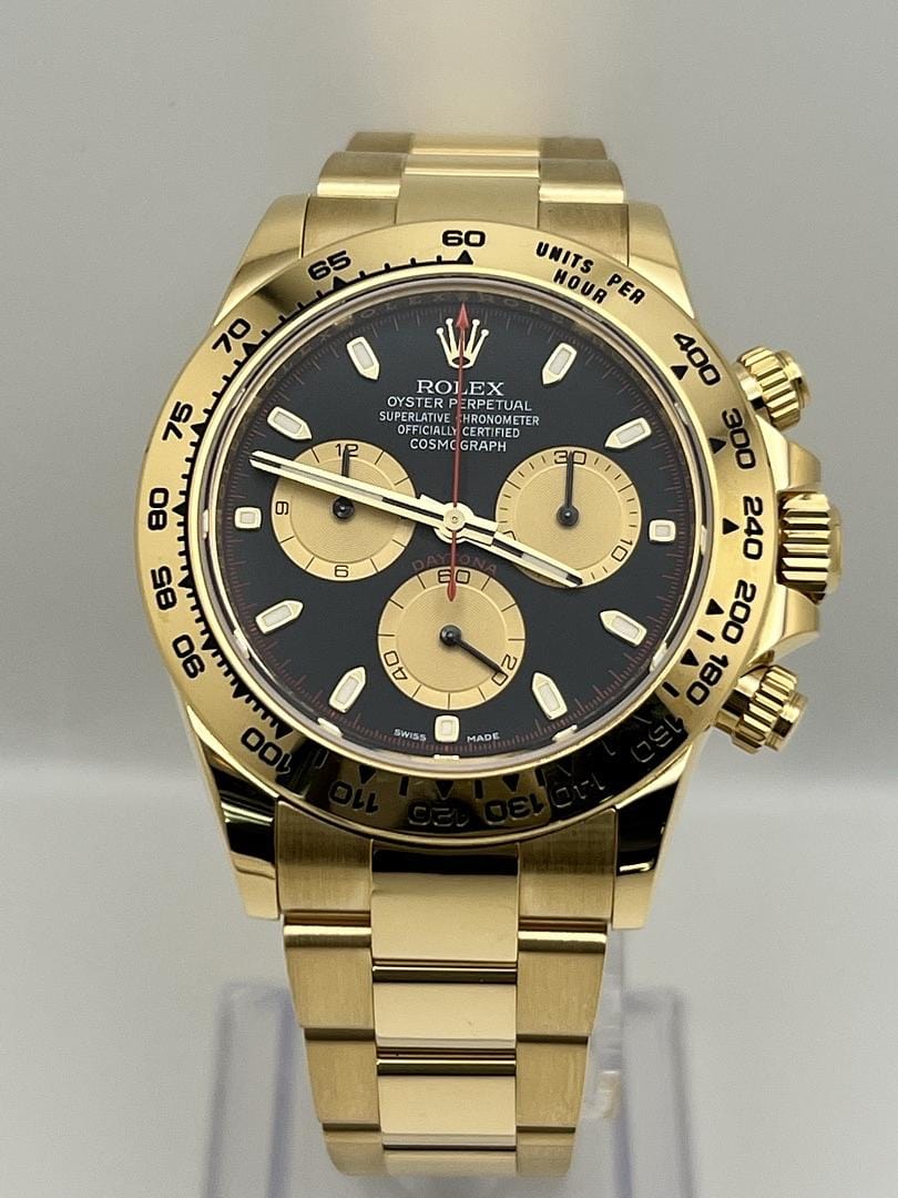Rolex Daytona 116508 'Paul Newman' Yellow Gold Black Dial