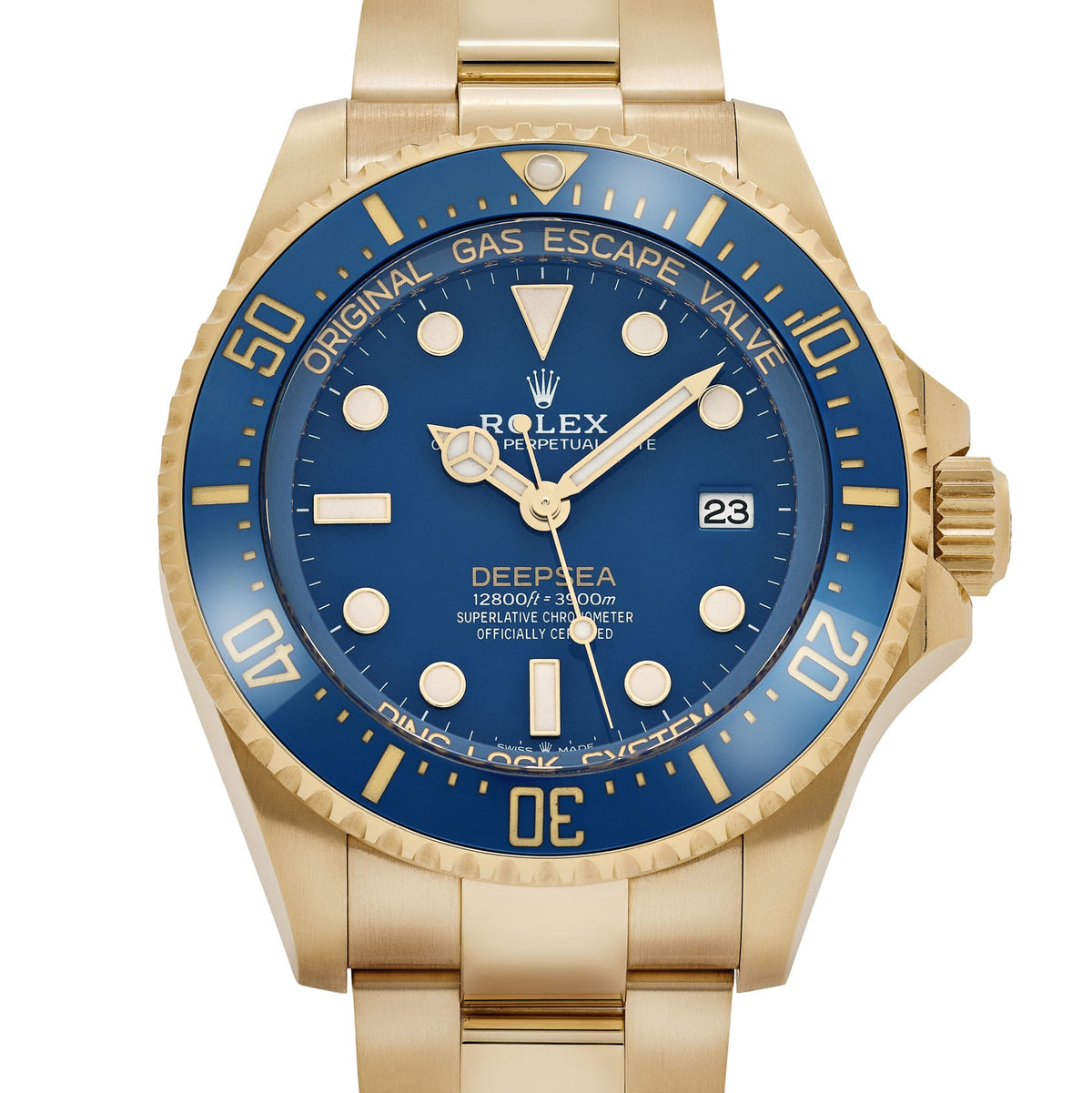 Rolex Deepsea 136668LB Yellow Gold Blue Dial Oyster (2024)