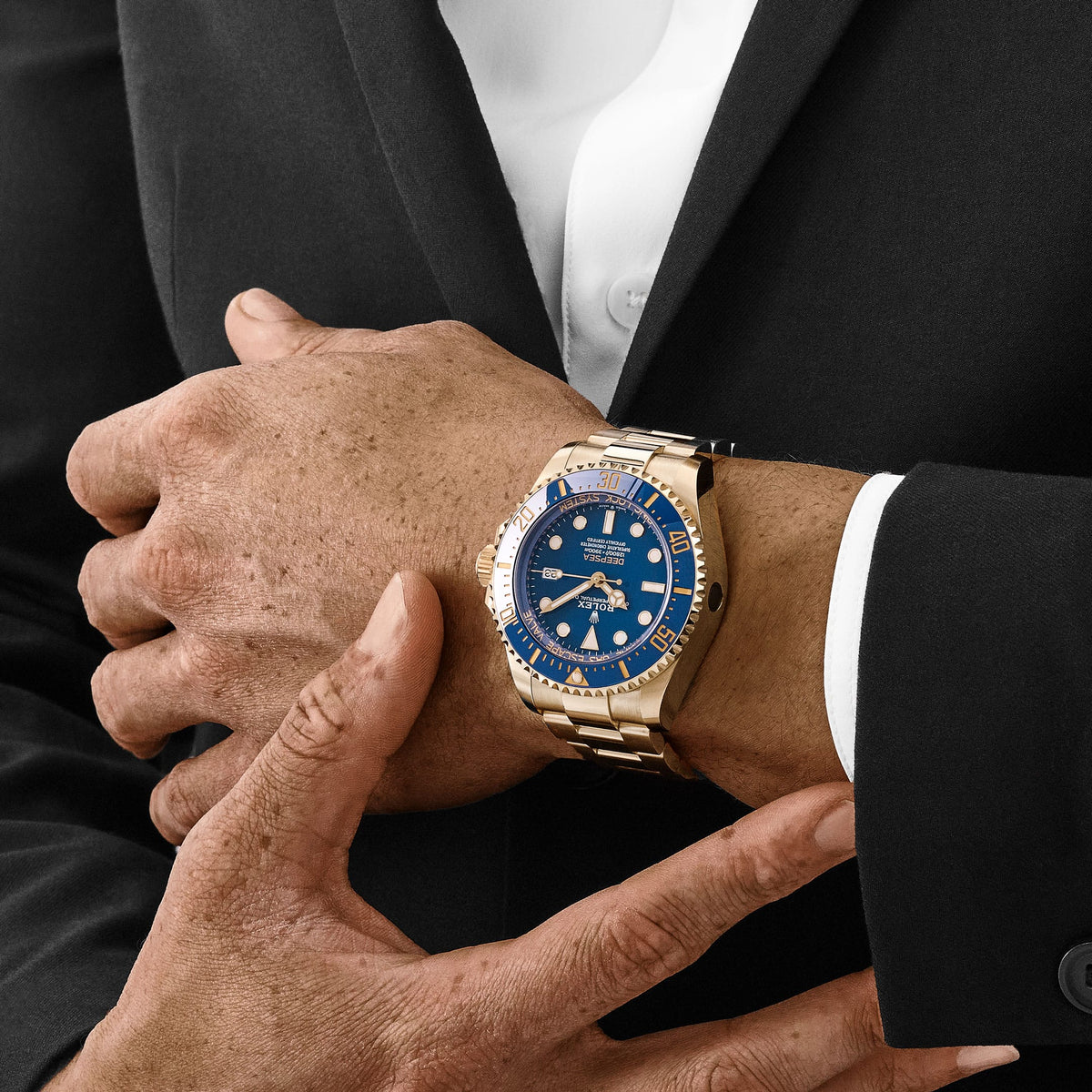 Rolex Deepsea 136668LB Yellow Gold Blue Dial Oyster (2025)