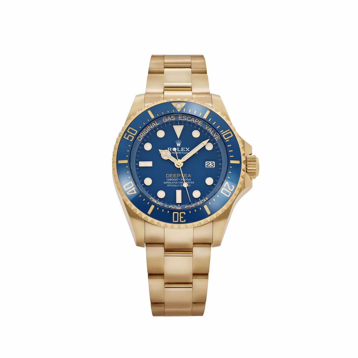 Rolex Deepsea 136668LB Yellow Gold Blue Dial Oyster (2025)