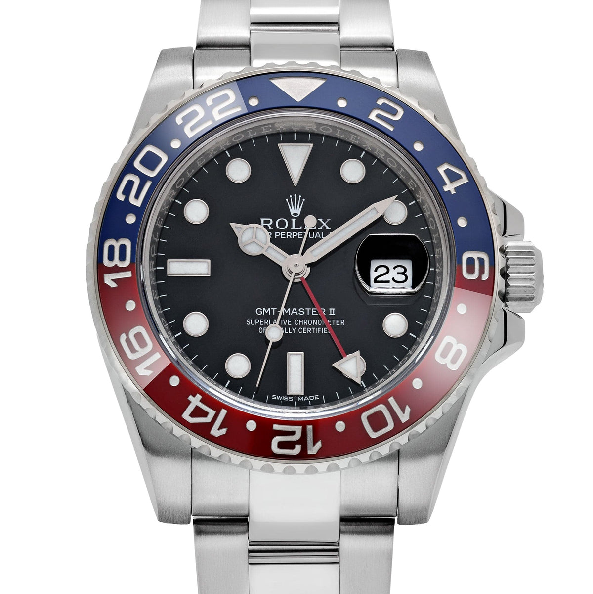 Rolex GMT-Master II 116719BLRO 'Pepsi' White Gold Black Dial (2015)
