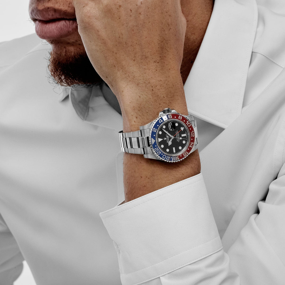 Rolex GMT-Master II 116719BLRO 'Pepsi' White Gold Black Dial (2015)