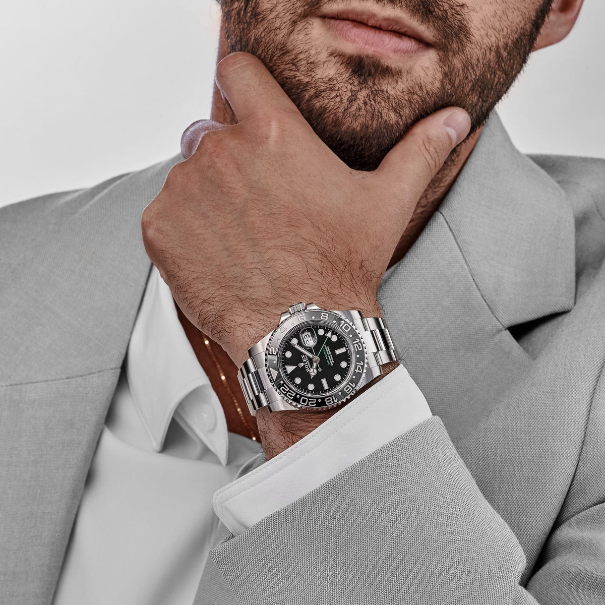 Rolex GMT-Master II 126710GRNR 'Bruce Wayne' Stainless Steel Black Dial Oyster (2026)