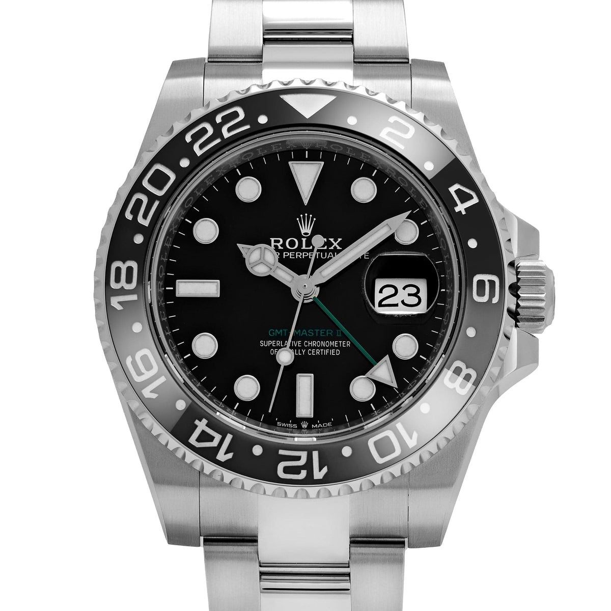 Rolex GMT-Master II 126710GRNR 'Bruce Wayne' Stainless Steel Black Dial Oyster (2026)