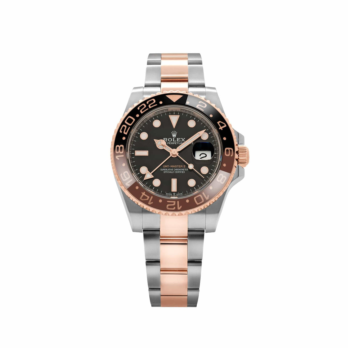 Rolex GMT-Master II 126711CHNR 'Root Beer' Stainless Steel Rose Gold Black Dial (2024)
