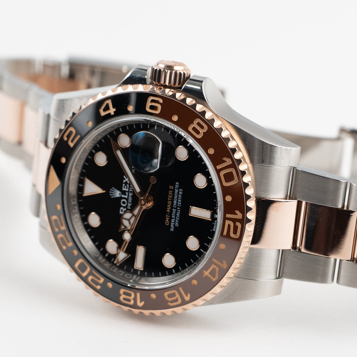 Rolex GMT-Master II 126711CHNR 'Root Beer' Stainless Steel Rose Gold Black Dial (2024)