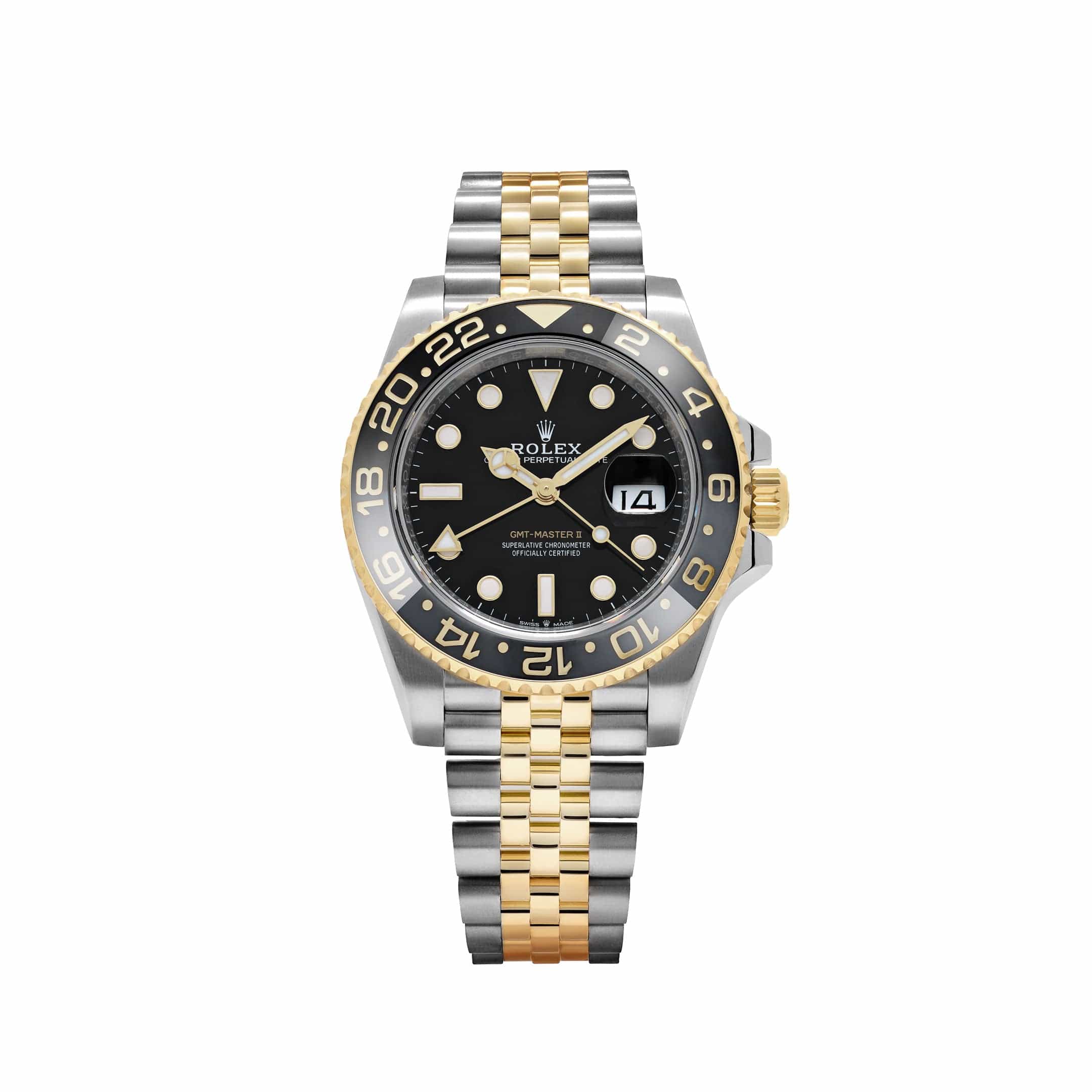 Rolex GMT-Master II 126713GRNR Stainless Steel Yellow Gold Black Dial Jubilee (2025)