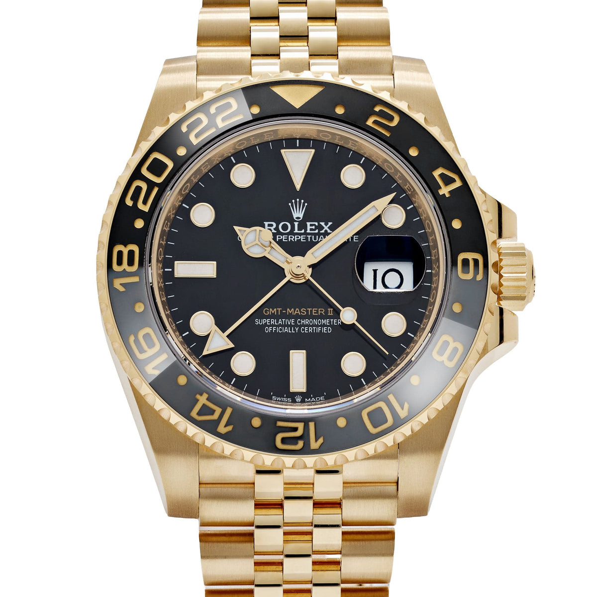 Rolex GMT-Master II 126718GRNR Yellow Gold Black Dial Jubilee (2026)
