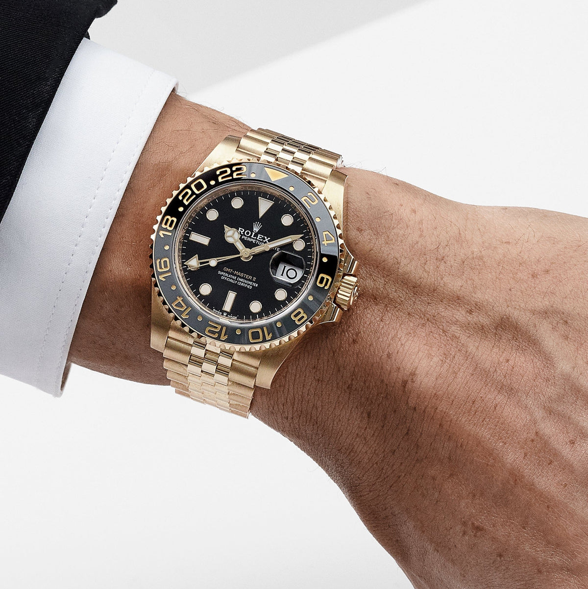 Rolex GMT-Master II 126718GRNR Yellow Gold Black Dial Jubilee (2026)