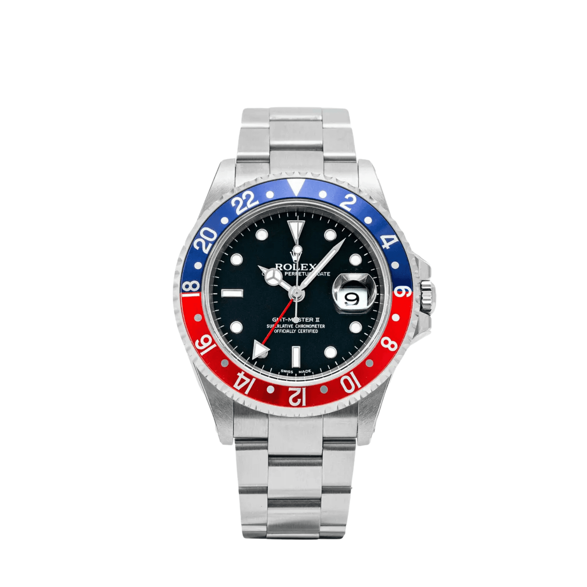 Rolex GMT-Master II 16710 'Pepsi' Stainless Steel Black Dial
