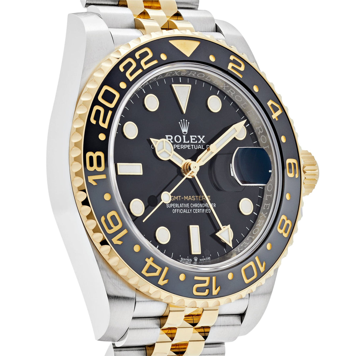 Rolex GMT-Master II 126713GRNR Stainless Steel Yellow Gold Black Dial Jubilee (2025)