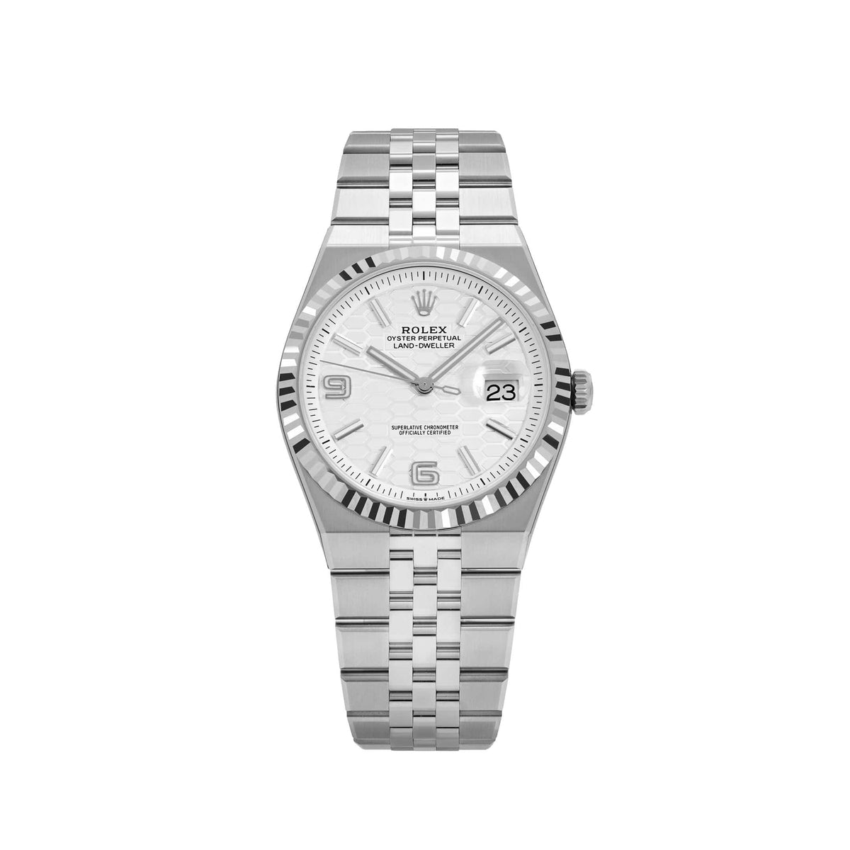 Rolex Land-Dweller 127334 Stainless Steel Intense White Dial (2025)