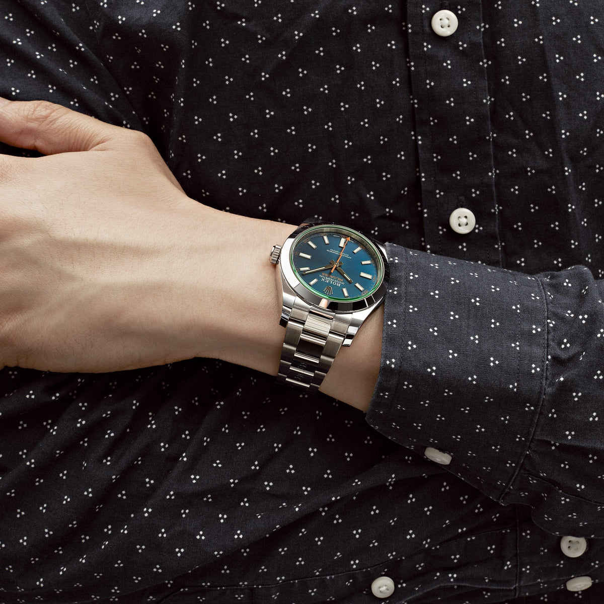 Rolex Milgauss 116400GV Stainless Steel Blue Dial