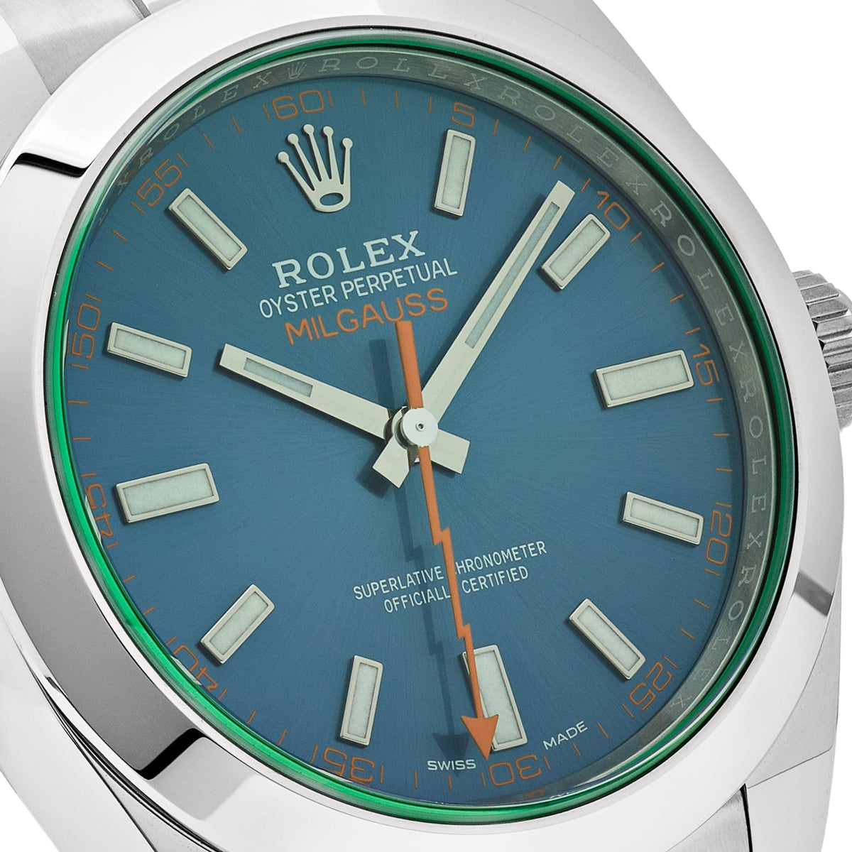 Rolex Milgauss 116400GV Stainless Steel Blue Dial