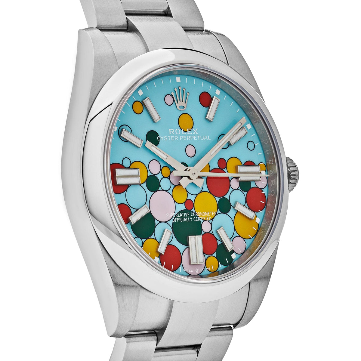Rolex Oyster Perpetual 36 126000 Stainless Steel 'Celebration Motif' Dial