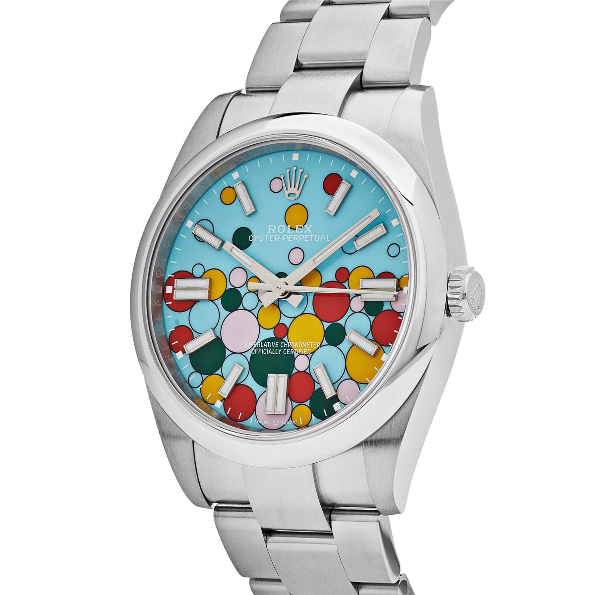 Rolex Oyster Perpetual 36 126000 Stainless Steel 'Celebration Motif' Dial