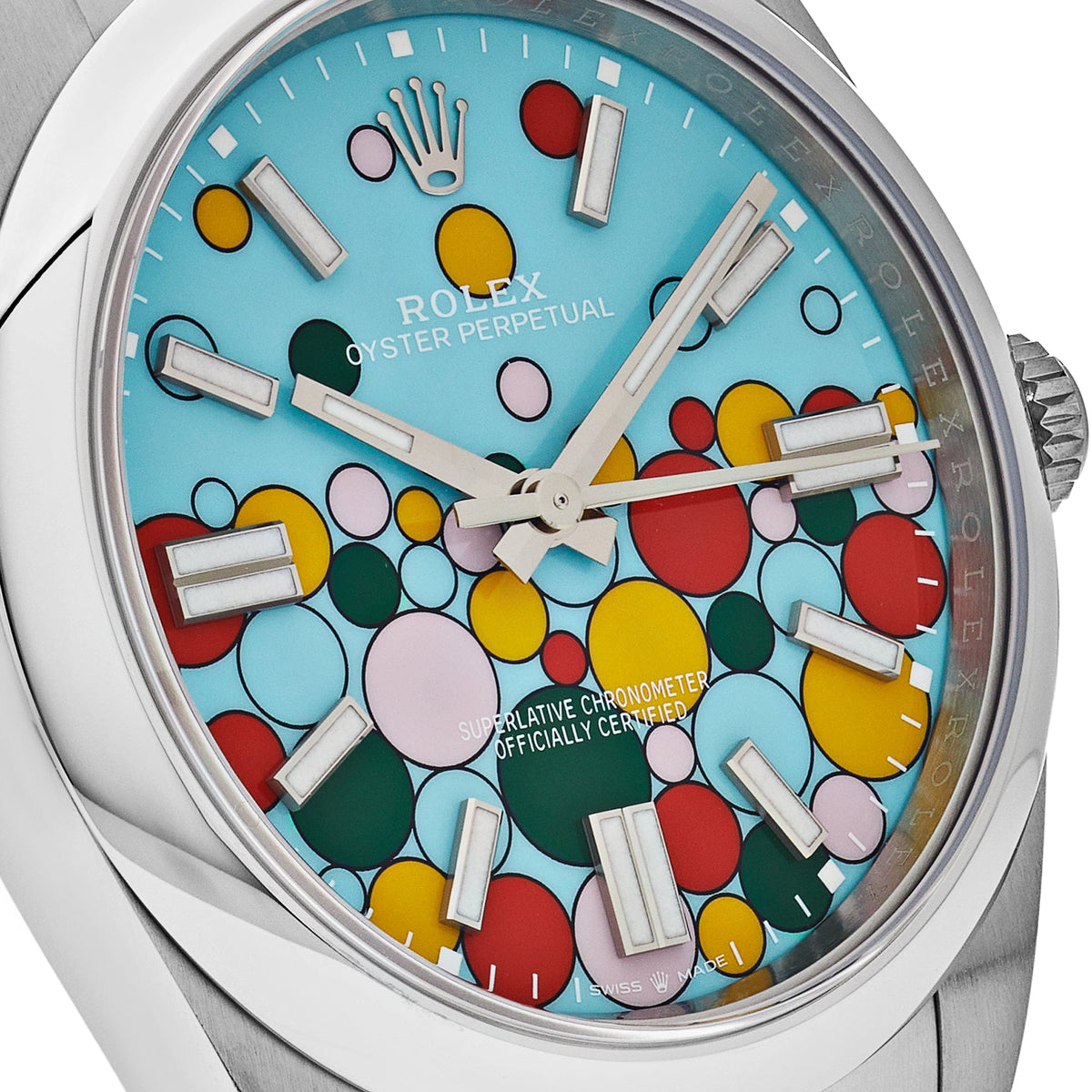 Rolex Oyster Perpetual 36 126000 Stainless Steel 'Celebration Motif' Dial