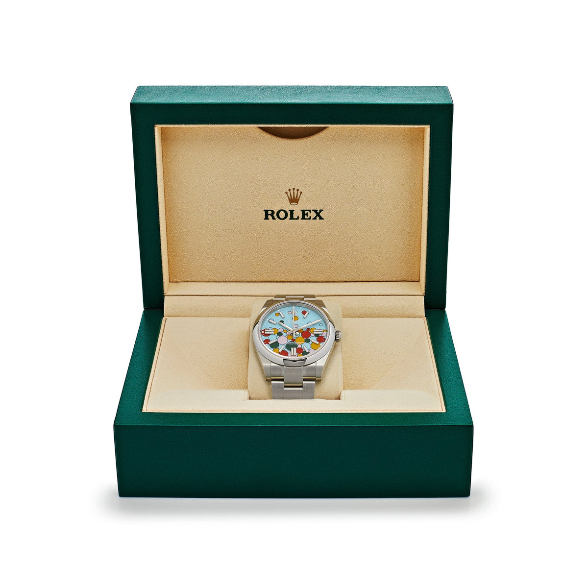 Rolex Oyster Perpetual 36 126000 Stainless Steel 'Celebration Motif' Dial
