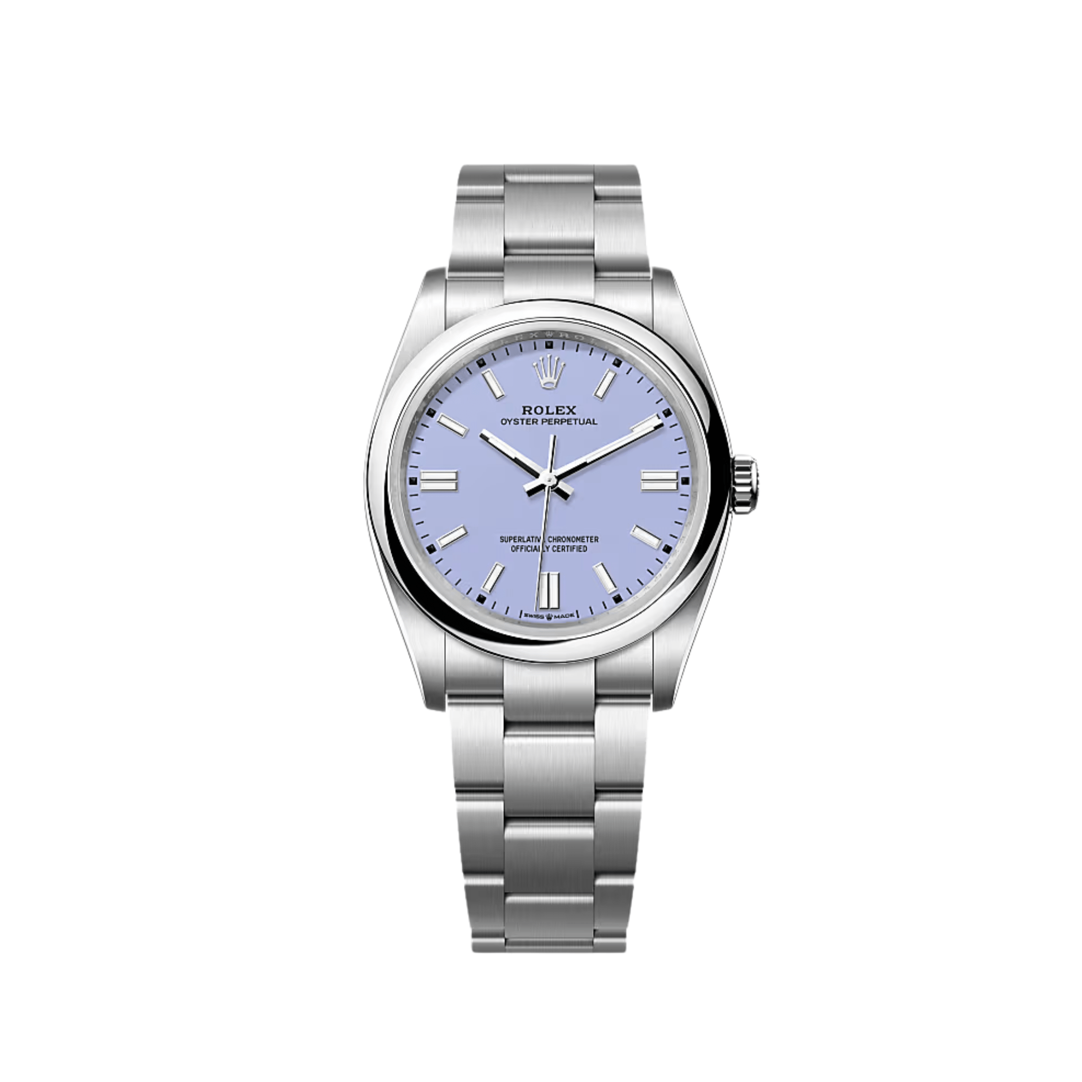Rolex Oyster Perpetual 36 126000 Stainless Steel Dial Lavender Dial (2025)