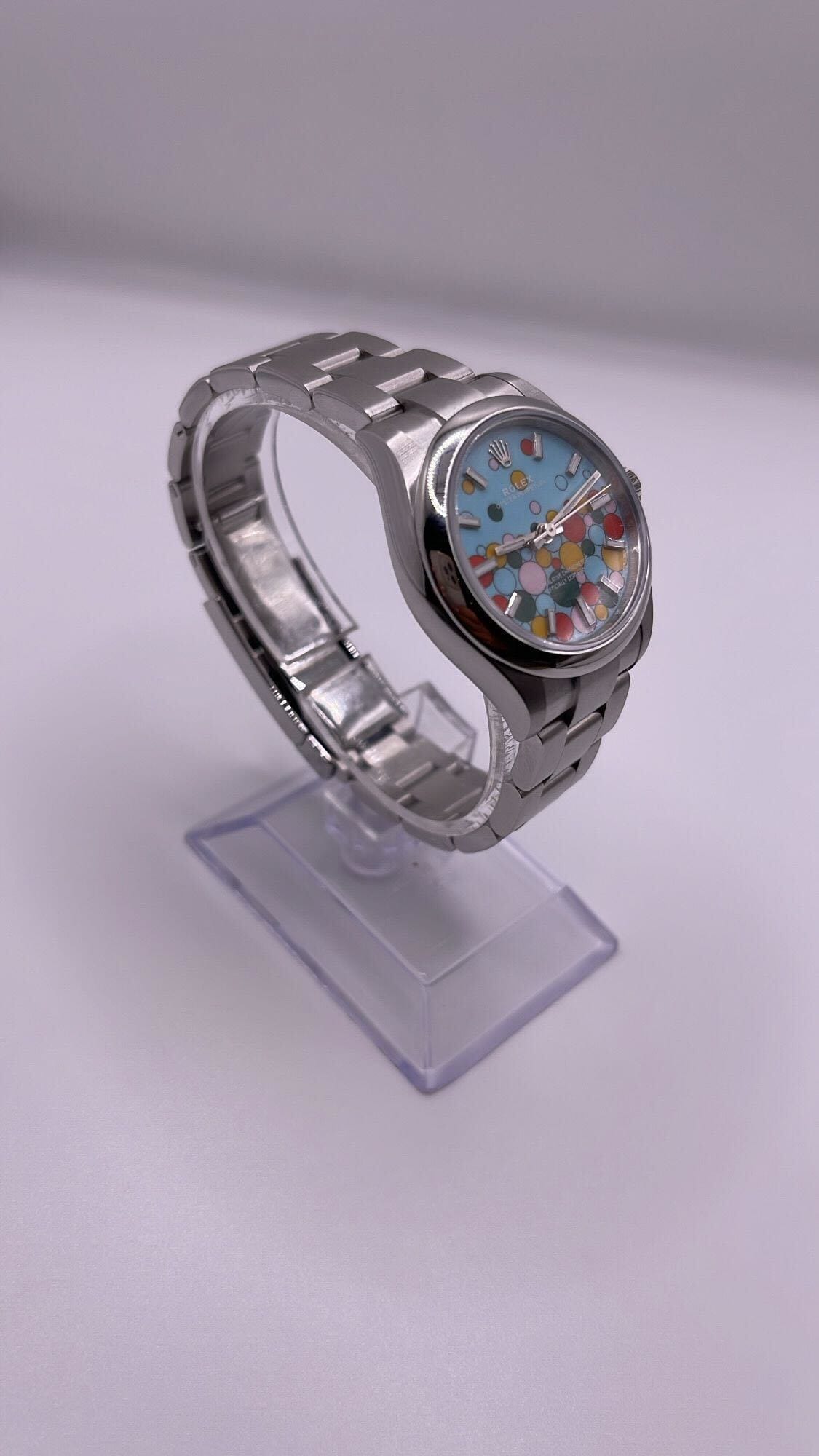 Rolex Oyster Perpetual 31 277200 'Ladies' Stainless Steel 'Celebration Motif' Dial