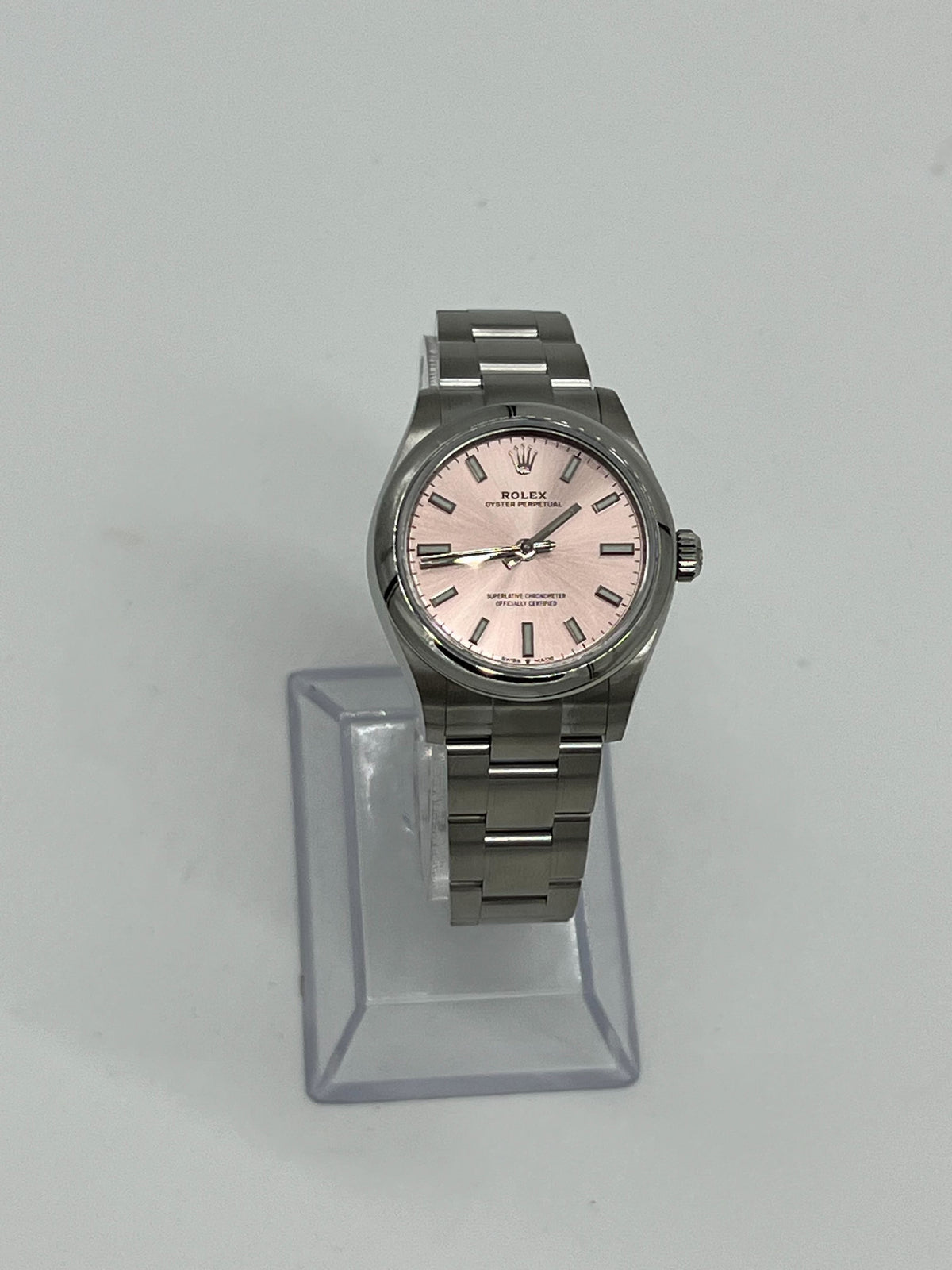 Rolex Oyster Perpetual 31 277200 'Ladies' Stainless Steel Pink Dial