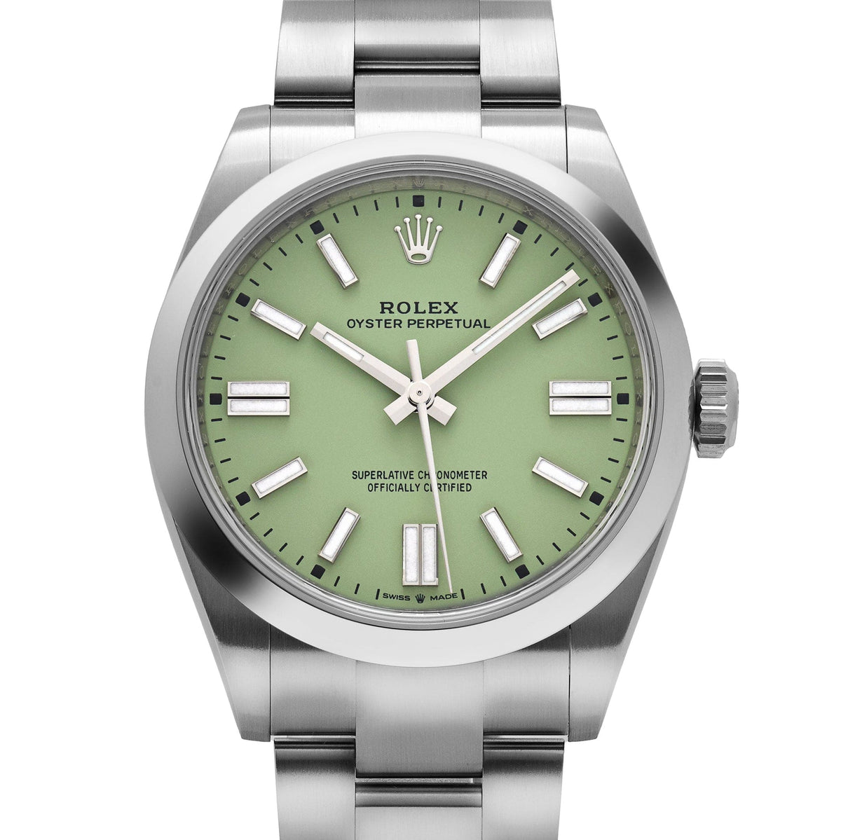 Rolex Oyster Perpetual 36 126000 Stainless Steel Pistachio Dial (2025)