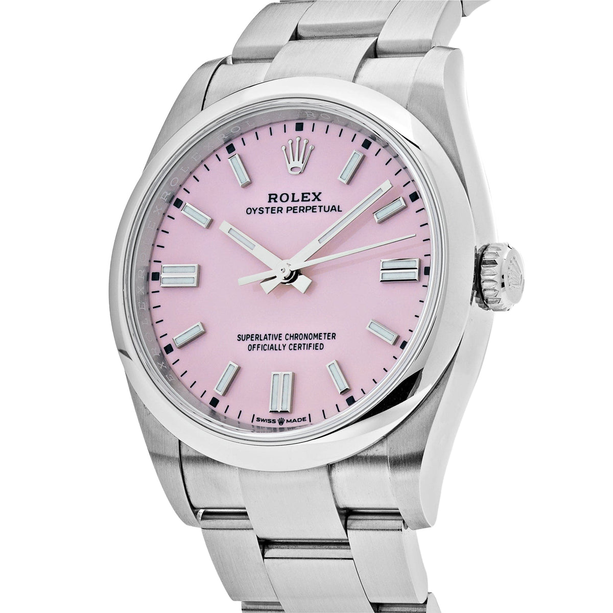 Rolex Oyster Perpetual 36 126000 Stainless Steel Candy Pink Dial (2024)