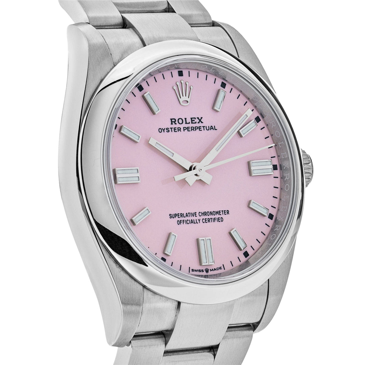 Rolex Oyster Perpetual 36 126000 Stainless Steel Candy Pink Dial (2024)