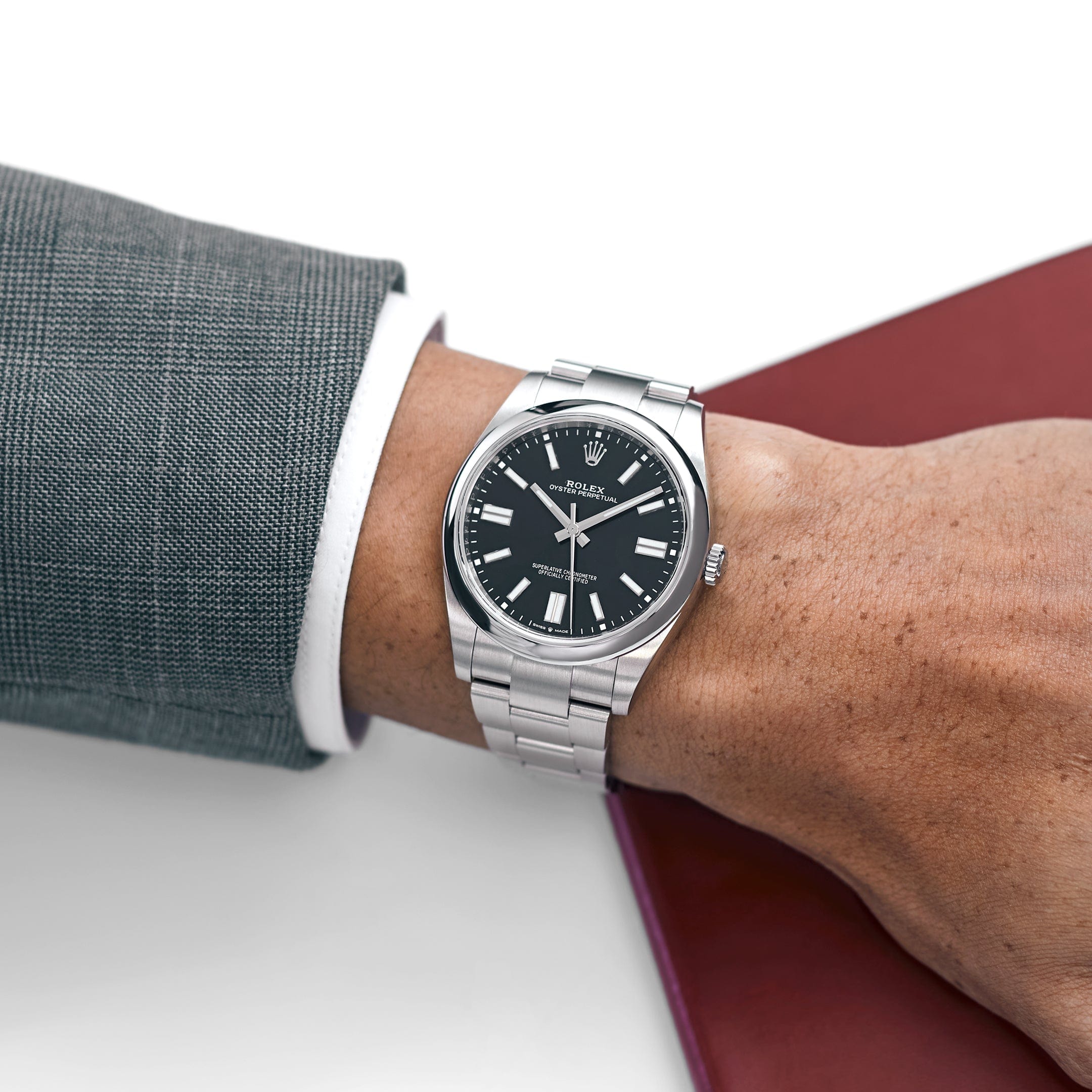 Rolex Oyster Perpetual 41 124300 Stainless Steel Black Dial