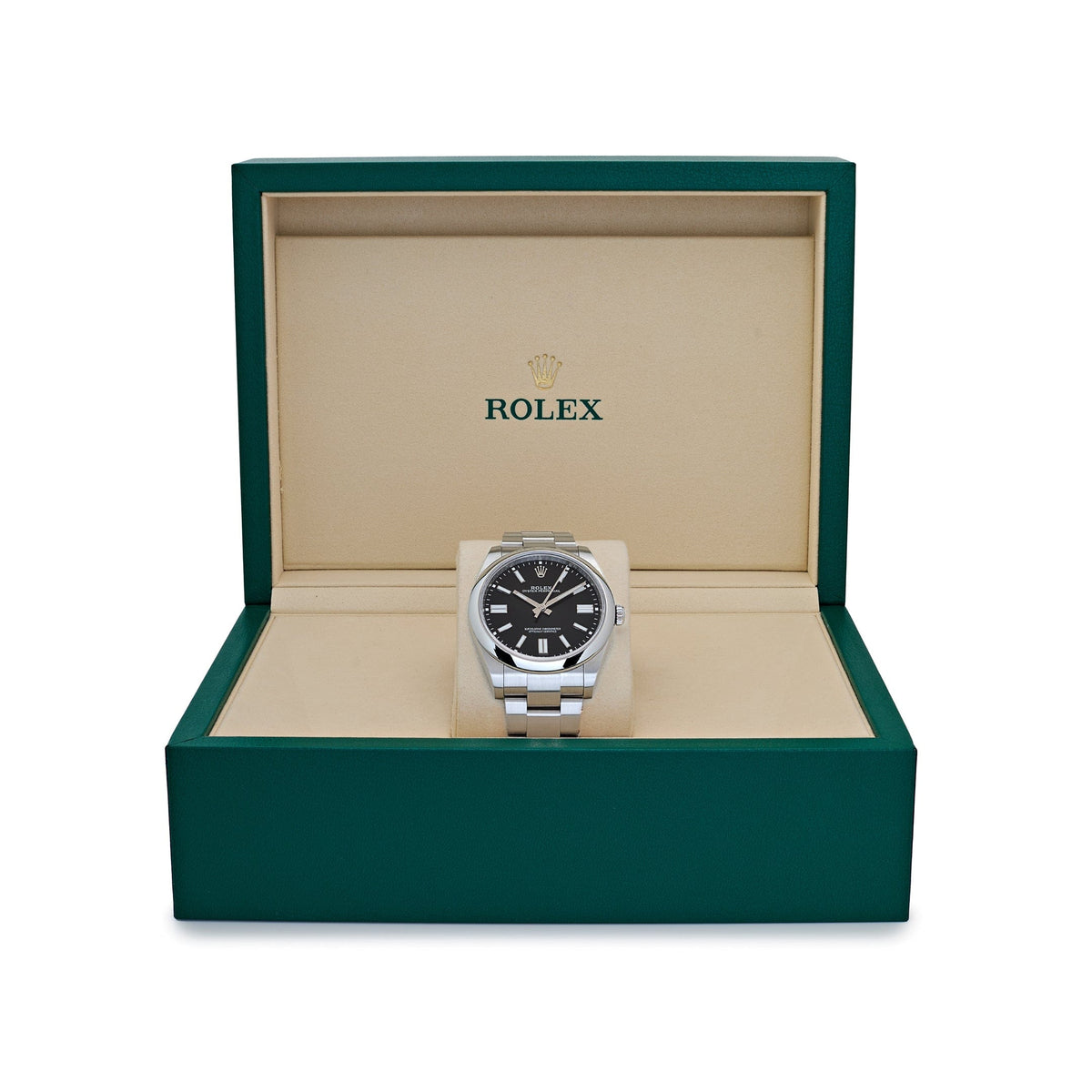 Rolex Oyster Perpetual 41 124300 Stainless Steel Black Dial