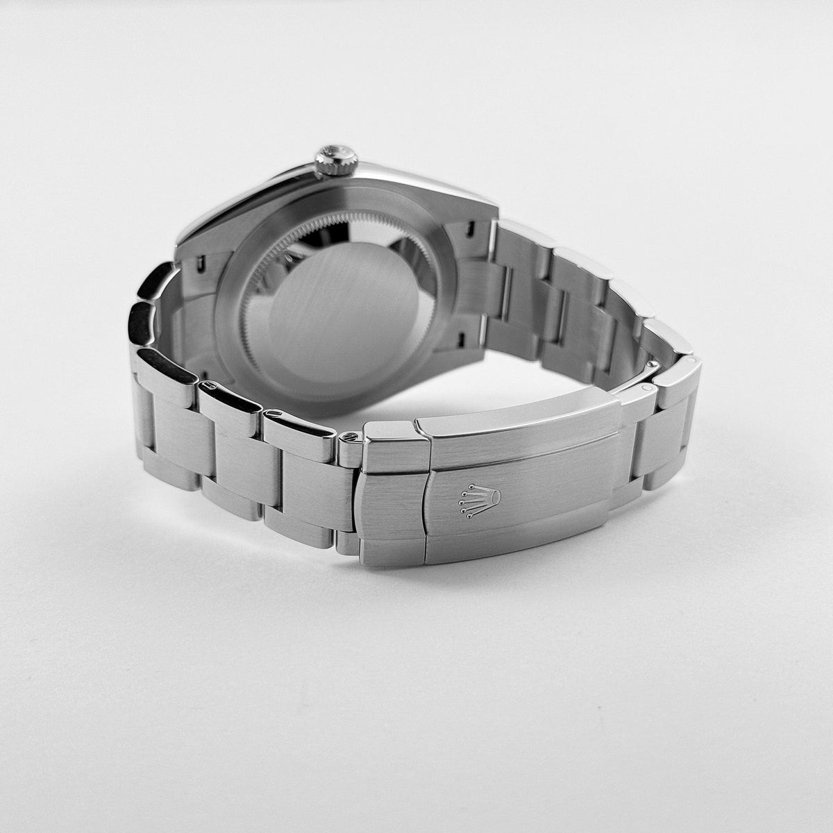 Rolex Oyster Perpetual 41 124300 Stainless Steel Coral Red Dial