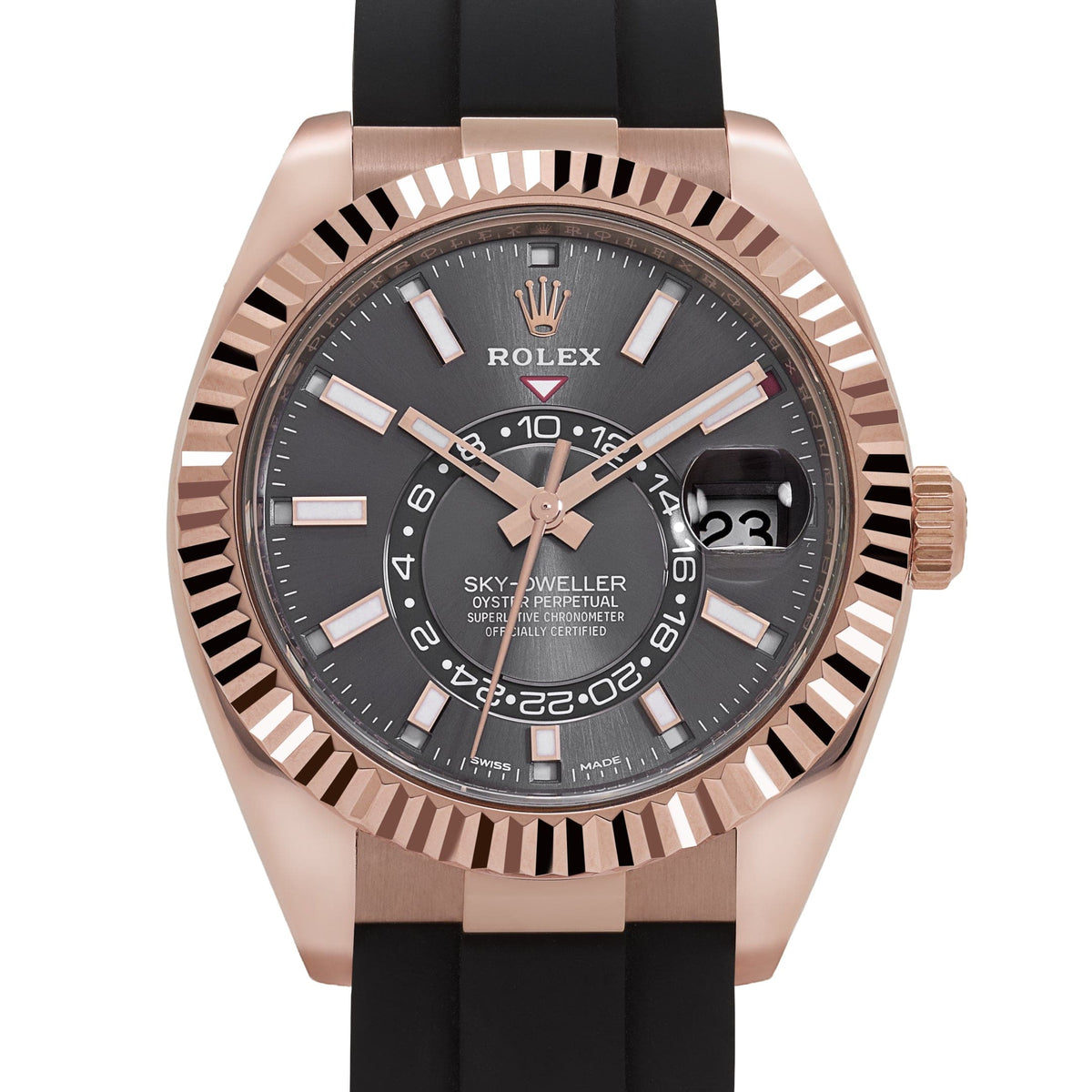 Rolex Sky-Dweller 326235 Rose Gold Rhodium Dial (2023)