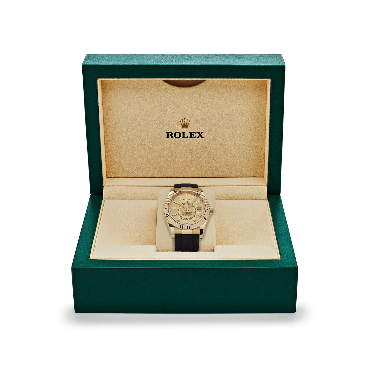 Rolex Sky-Dweller 326238 Yellow Gold Champagne Dial