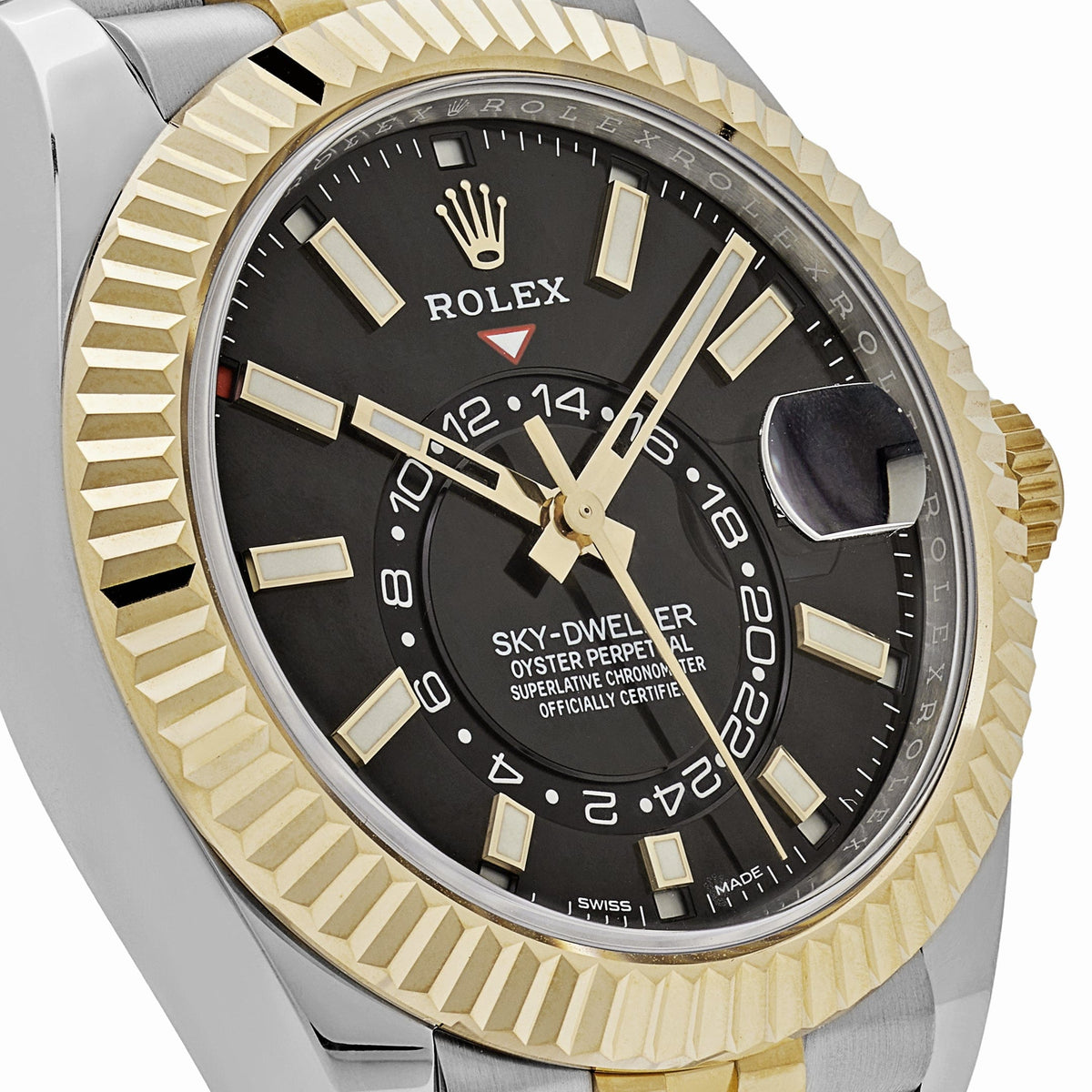 Rolex Sky-Dweller 336933 Stainless Steel Yellow Gold Jubilee Black Dial (2025)