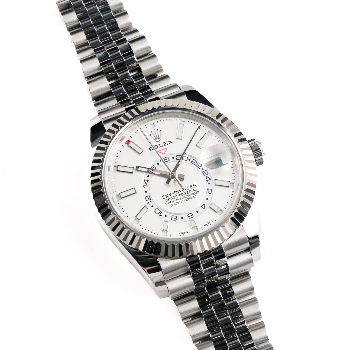 Rolex Sky-Dweller 326934 Stainless Steel White Dial Jubilee (2023)