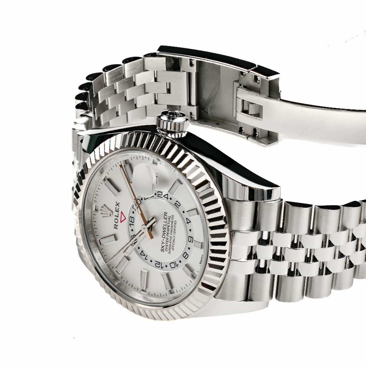 Rolex Sky-Dweller 326934 Stainless Steel White Dial Jubilee (2023)