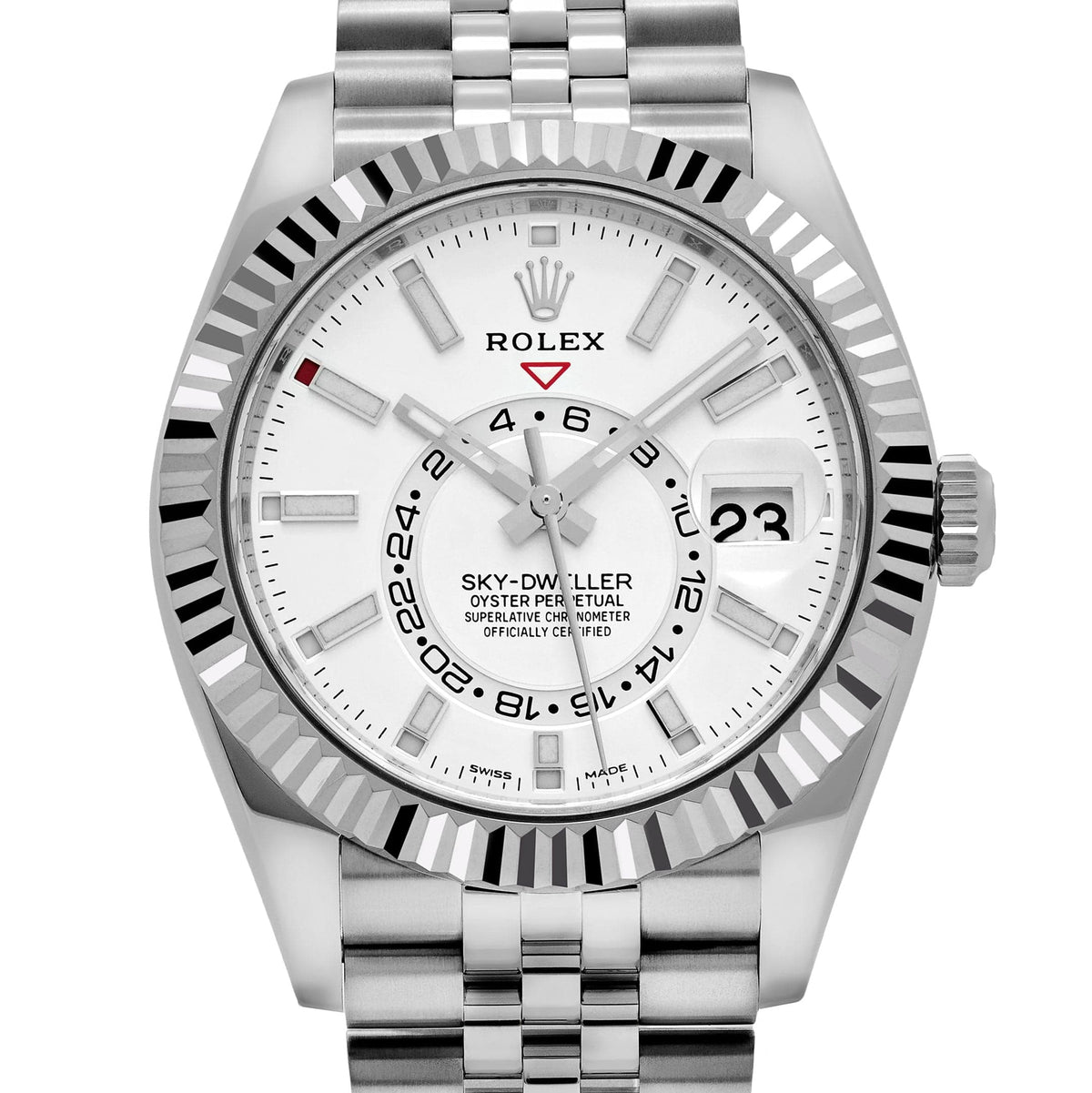 Rolex Sky-Dweller 326934 Stainless Steel White Dial Jubilee (2023)