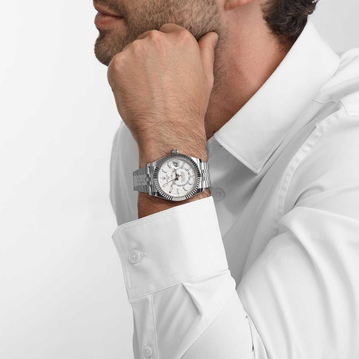 Rolex Sky-Dweller 326934 Stainless Steel White Dial Jubilee (2023)