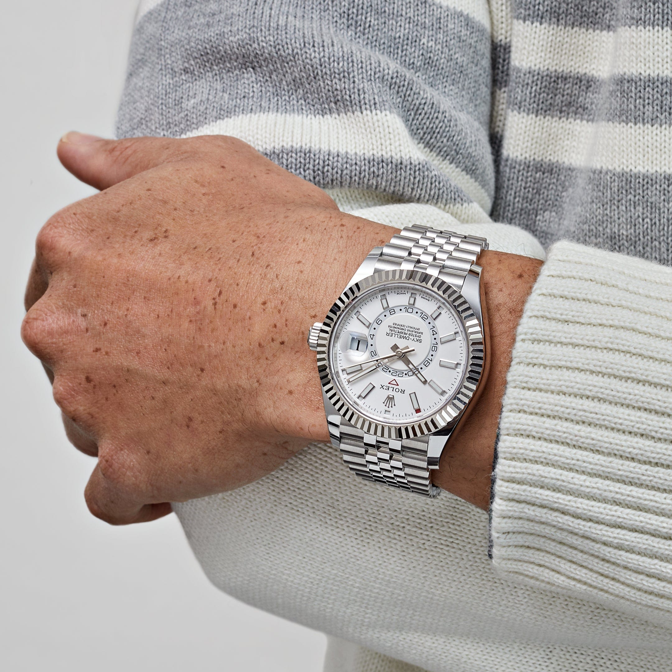 Rolex Sky-Dweller 336934 Stainless Steel White Dial Jubilee (2024)
