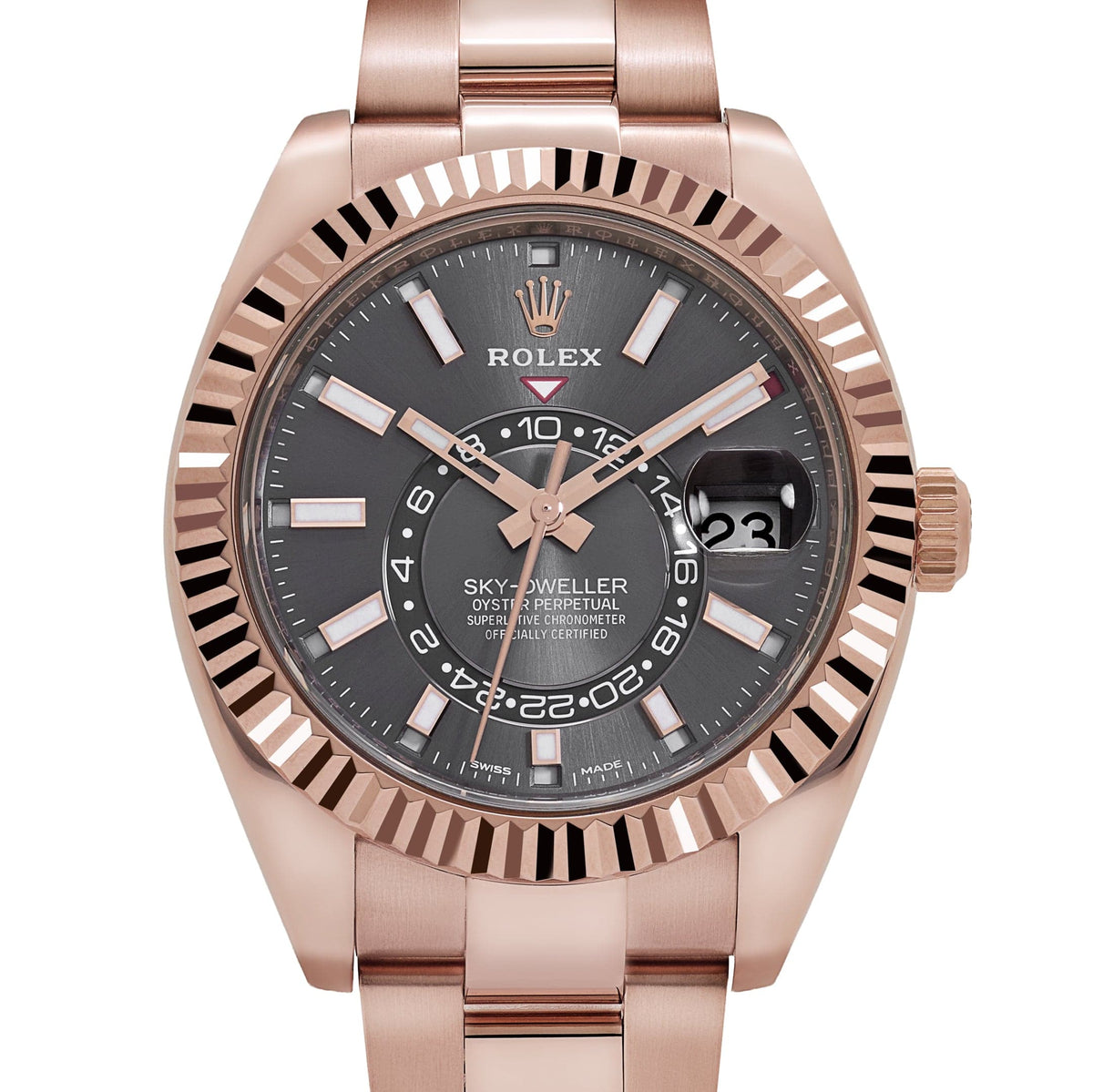 Rolex Sky-Dweller 326935 Rose Gold Rhodium Slate Grey Dial (2022)