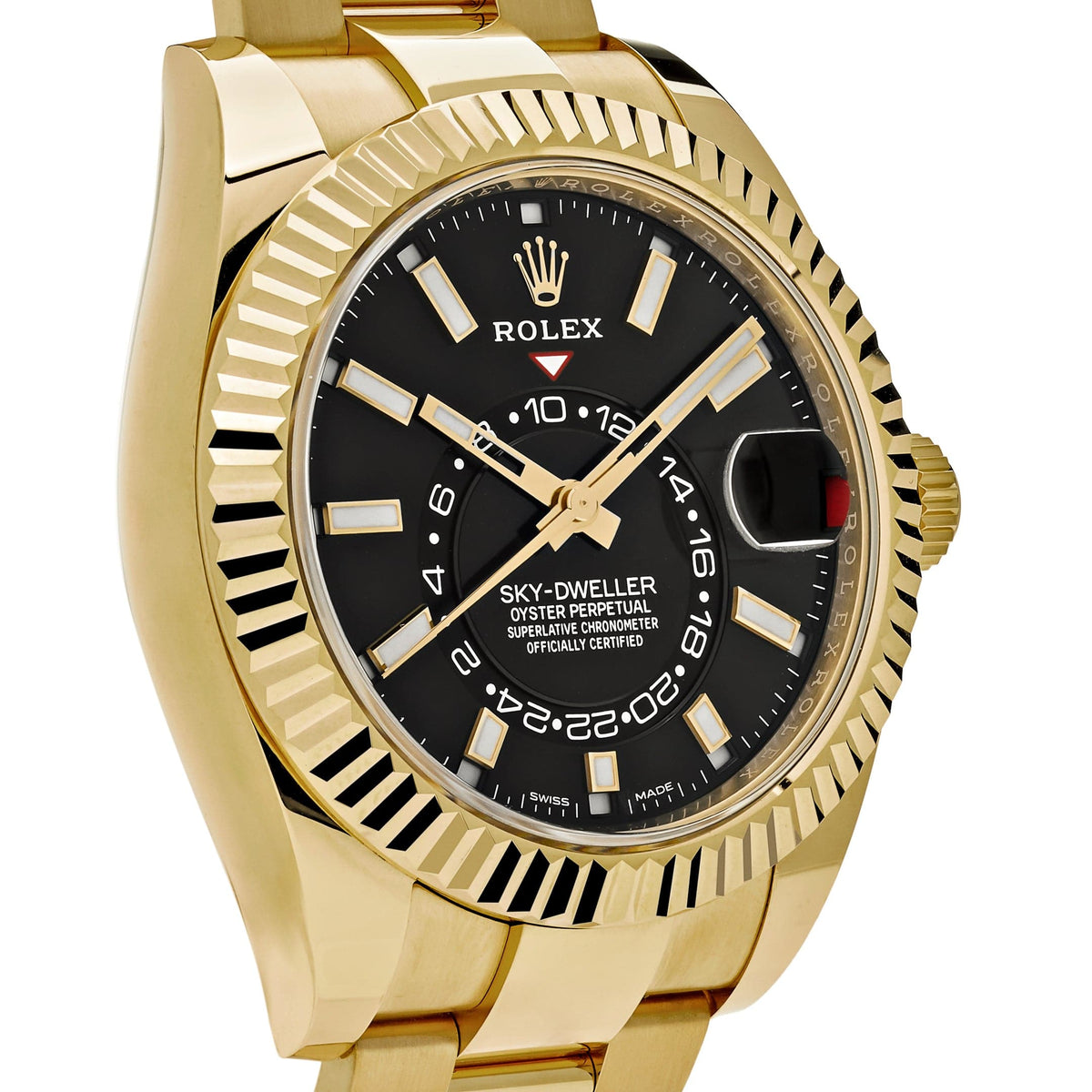 Rolex Sky-Dweller 326938 Yellow Gold Black Dial (2021)