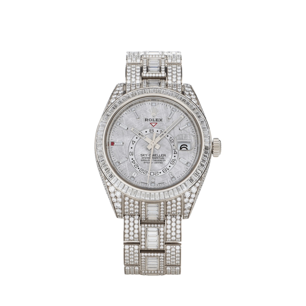 Rolex Sky-Dweller 326959TBR White Gold Meteorite Dial Diamond-Set