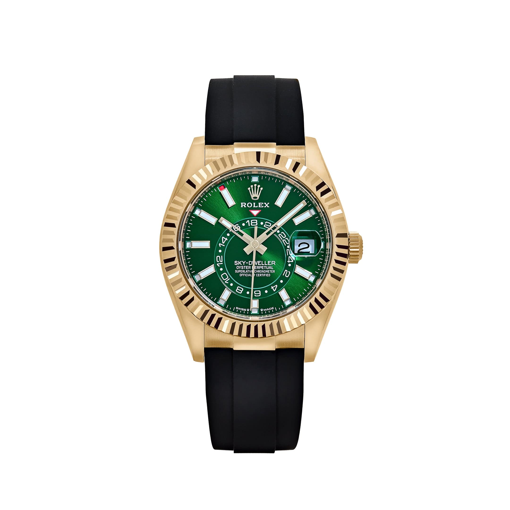 Rolex Sky-Dweller 336238 Yellow Gold Bright Green Dial (2026)