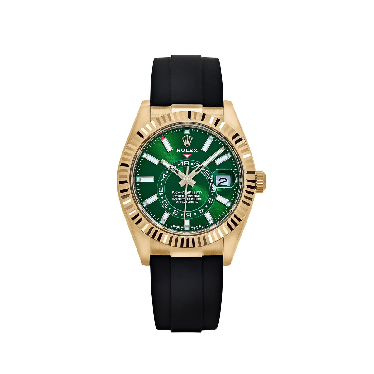 Rolex Sky-Dweller 336238 Yellow Gold Bright Green Dial (2026)
