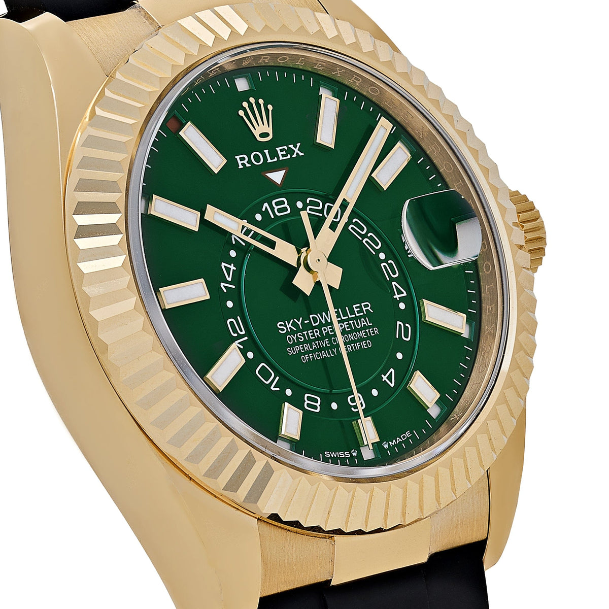 Rolex Sky-Dweller 336238 Yellow Gold Bright Green Dial (2026)
