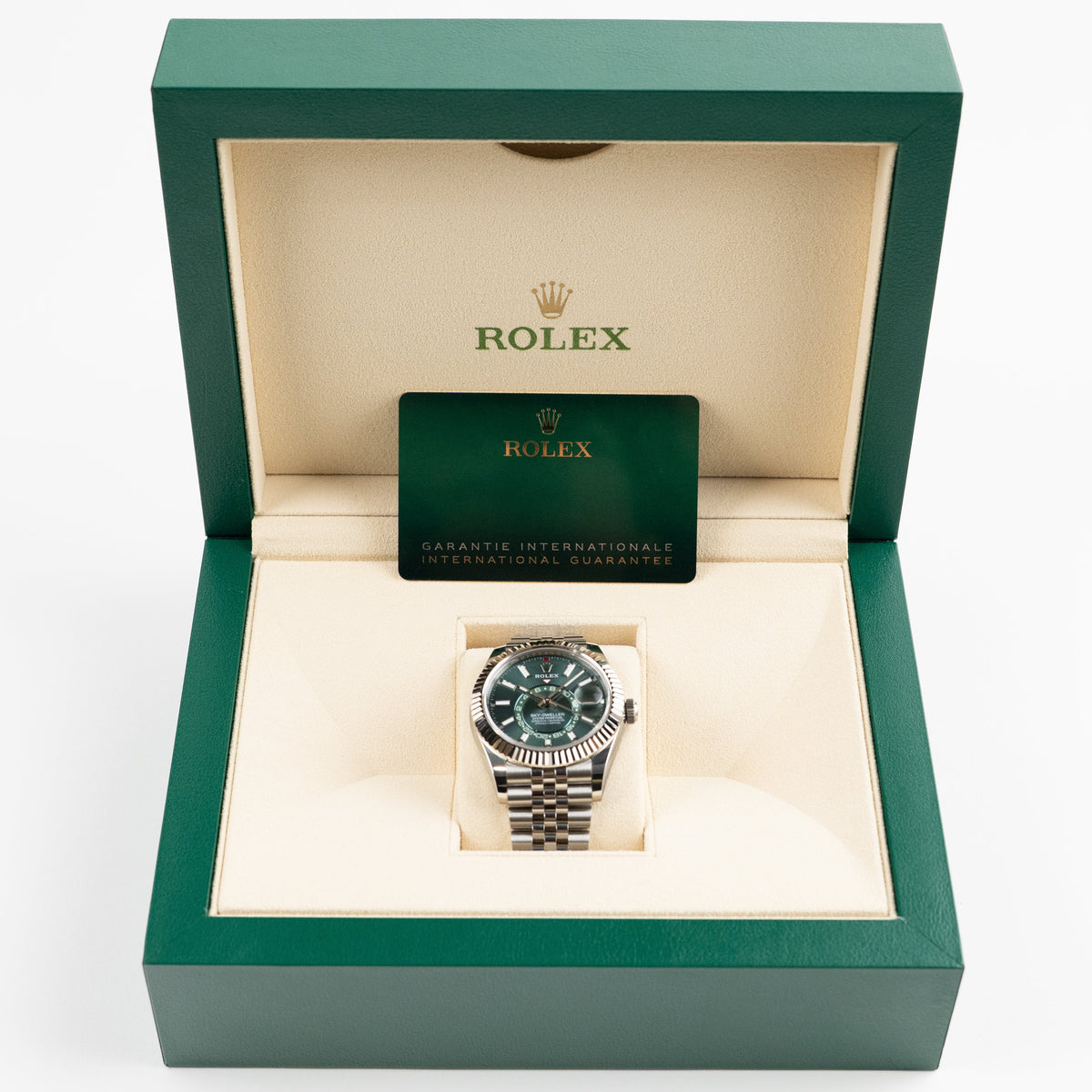 Rolex Sky-Dweller 336934 Stainless Steel Green Dial Jubilee (2024)