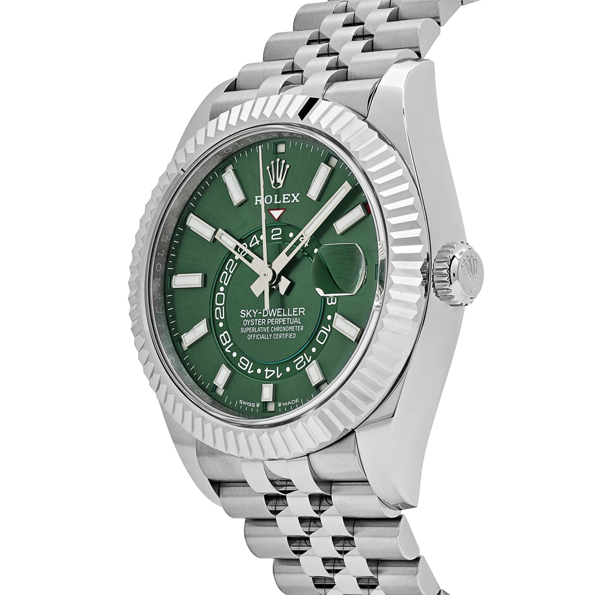 Rolex Sky-Dweller 336934 Stainless Steel Green Dial Jubilee (2024)