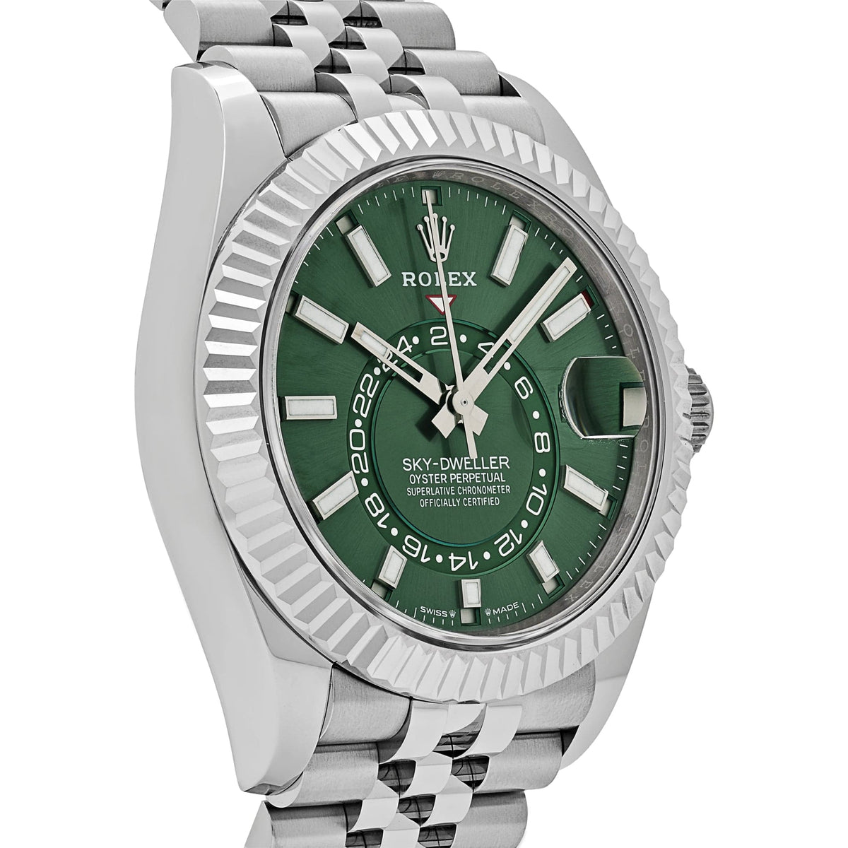 Rolex Sky-Dweller 336934 Stainless Steel Green Dial Jubilee (2024)