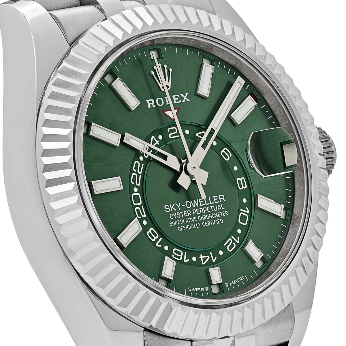 Rolex Sky-Dweller 336934 Stainless Steel Green Dial Jubilee (2024)