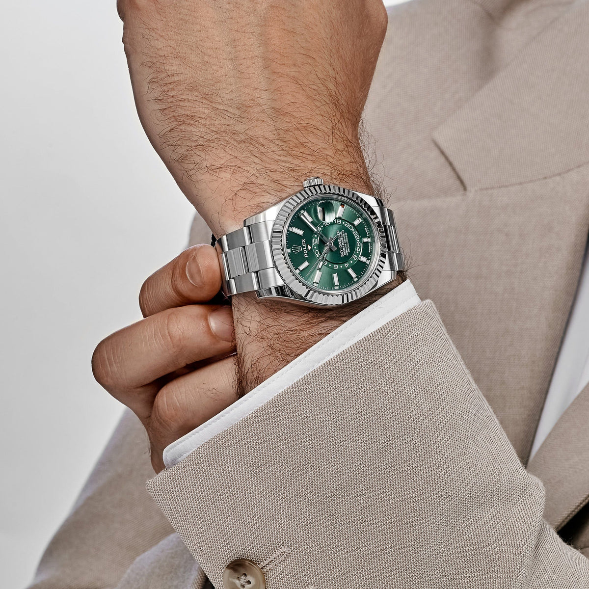 Rolex Sky-Dweller 336934 Stainless Steel Green Dial Oyster (2025)